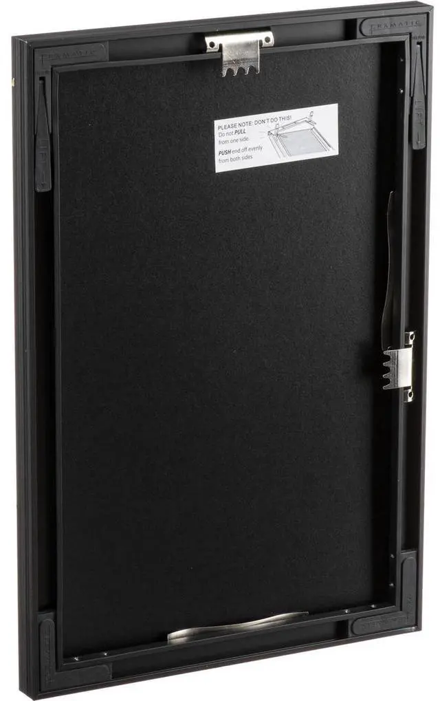 Alt view image 2 of 3 - Framatic Superlight Aluminum Poster Frame for a 8x10" Photograph, Black #300036