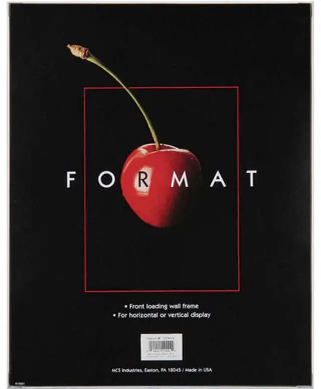 Main image of MCS Plastic Format Frame for a 16x20" Photograph, Color; White #12446