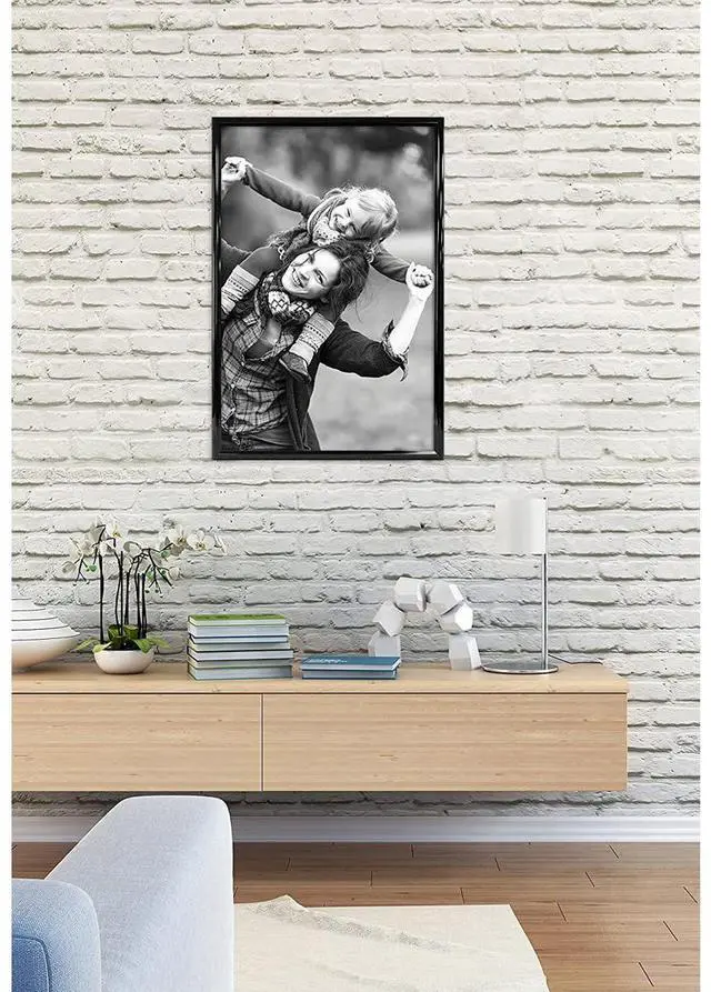 Alt view image 3 of 5 - MCS Trendsetter Plastic Poster Frame for a 20x30" Photograph, Black #27030