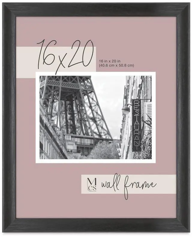 Alt view image 2 of 2 - MCS 16x20" Classic Edge Frame, Black #53275