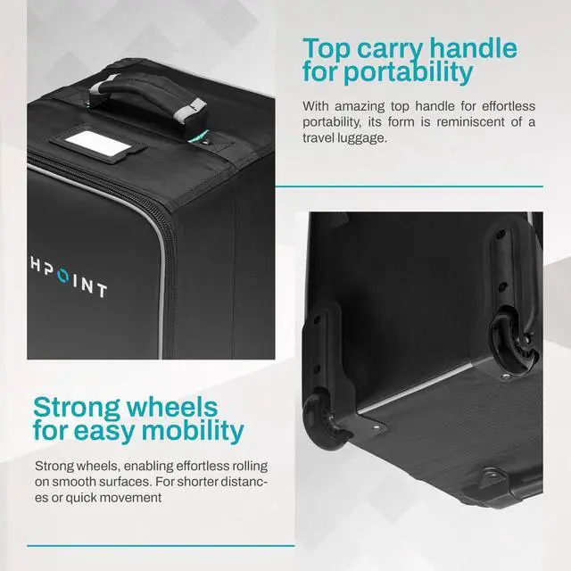 Alt view image 7 of 7 - Flashpoint CB-SE Wheeled Hard Carrying Case #FP-CBSE
