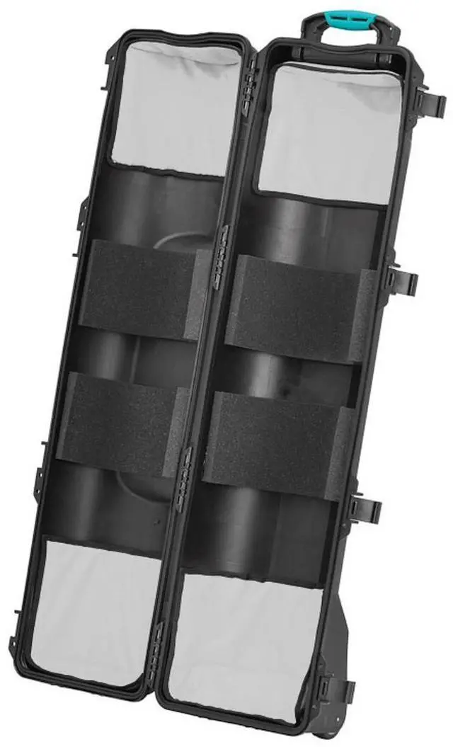 Alt view image 2 of 3 - HPRC 6400WTRI Wheeled Rolling Resin Hard Case w/Interior Kit for Tripods, Black