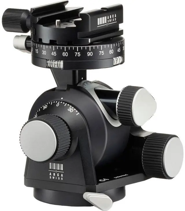 Main image of Arca Swiss d4 Geared Tripod Head with Quick Set FlipLock Device (Plate Not Included)