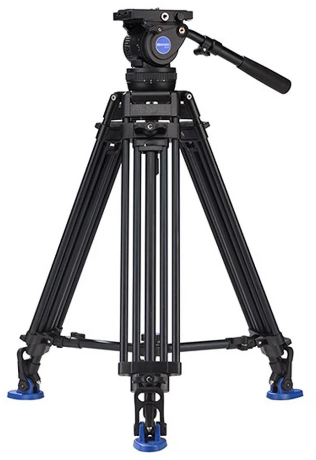 Main image of Benro BV10 3-Section Aluminum Alloy Twin Leg Video Tripod with Video Head