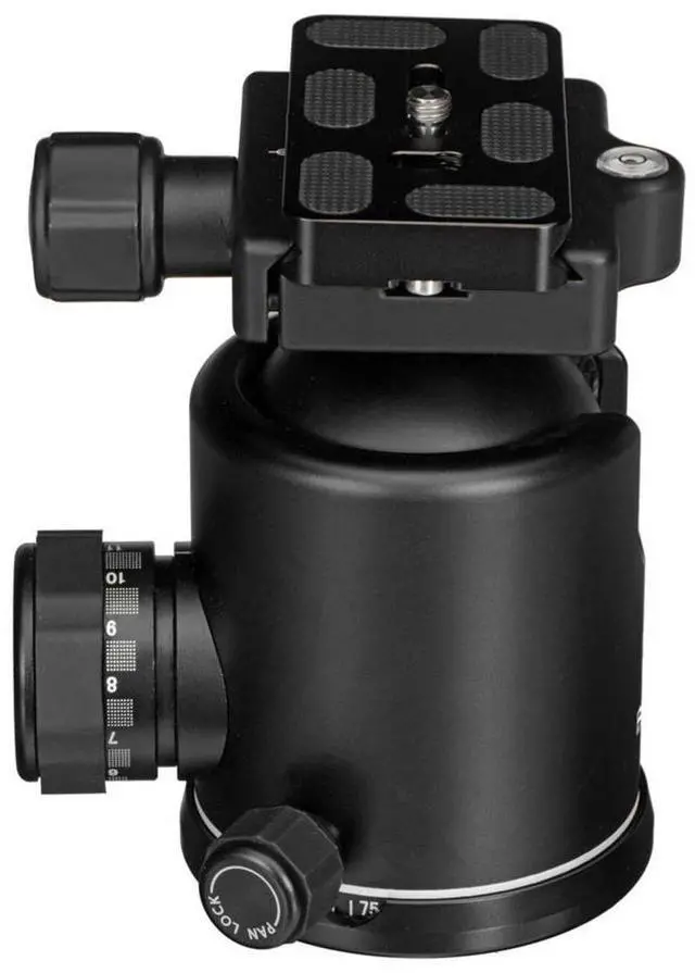 Alt view image 4 of 6 - Benro B4 Triple Action Ballhead with PU70 Plate