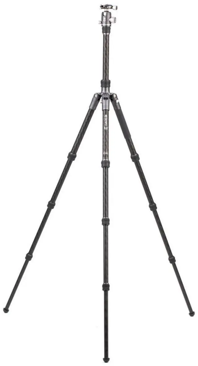 Alt view image 5 of 7 - Benro Bat Two Series 4-Section Carbon Fiber Travel Tripod/Monopod with VX25 Ball Head