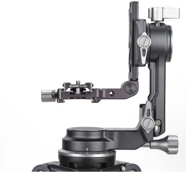 Alt view image 2 of 7 - Benro GH2FL Aluminum Foldable Gimbal Head with Quick Release Plate, 22 lbs Capacity