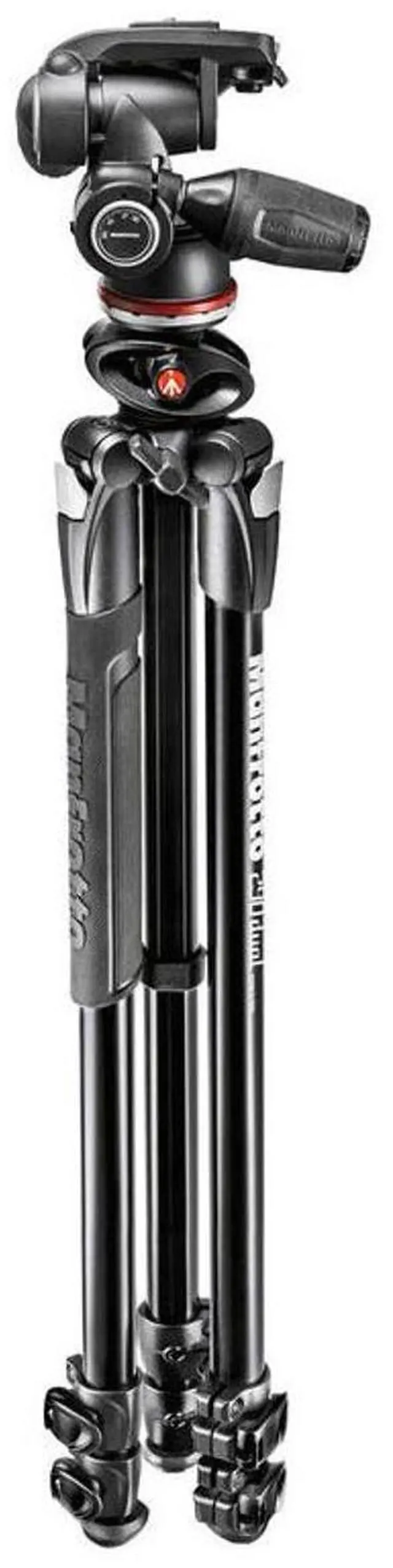 Alt view image 20 of 20 - Manfrotto MK290DUA3-3WUS 290 Dual Aluminum Tripod Kit w/3 Way Pan & Tilt Head