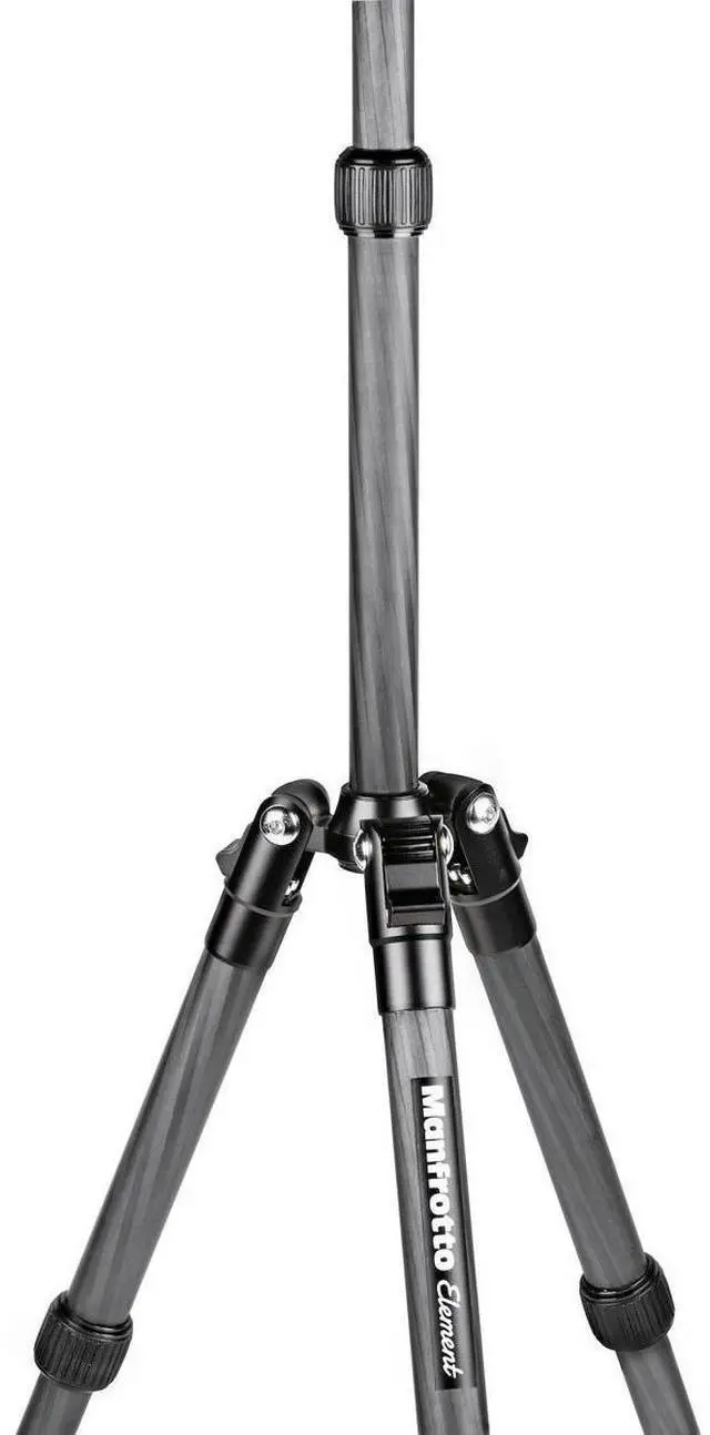 Alt view image 2 of 6 - Manfrotto Element Traveller Small 5-Section Carbon Fiber Tripod with Ball Head