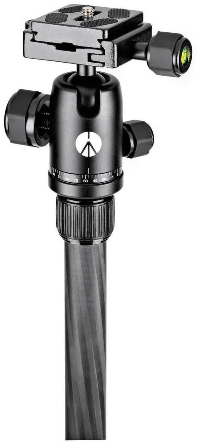 Alt view image 3 of 6 - Manfrotto Element Traveller Small 5-Section Carbon Fiber Tripod with Ball Head