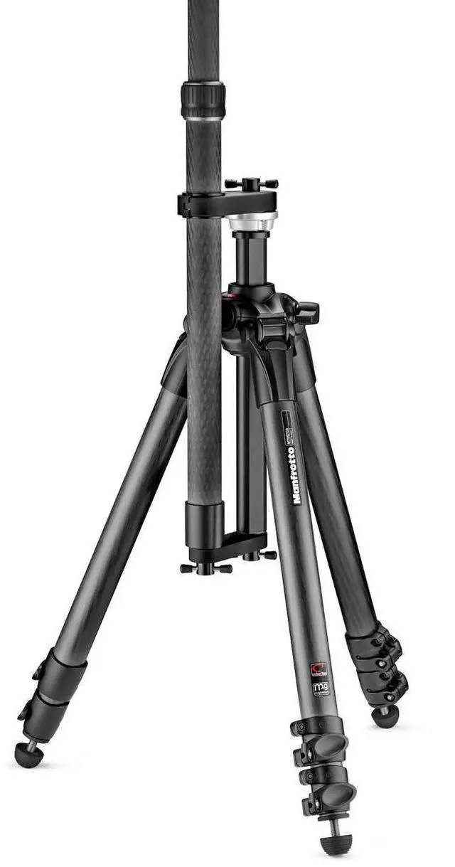Alt view image 4 of 5 - Manfrotto 3-Section Carbon Fiber Virtual Reality Base Tripod #MTCFVRUS