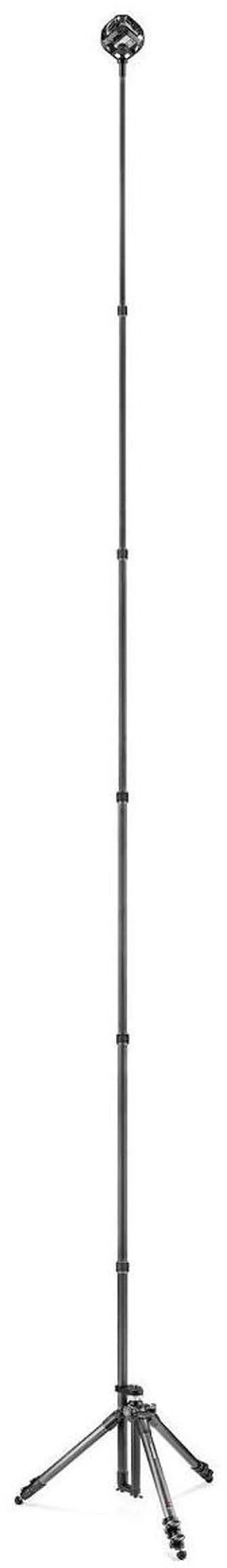 Alt view image 2 of 5 - Manfrotto 3-Section Carbon Fiber Virtual Reality Base Tripod #MTCFVRUS