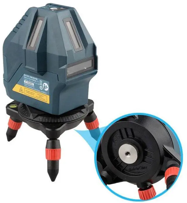 Alt view image 7 of 7 - CAMVATE 1/4"-20 F to 5/8"-11 M Threaded Screw for Tripod Laser Level Adapter