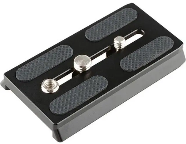 Main image of CAMVATE Manfrotto Slide-In Camera Quick Release Plate with 1/4" & 3/8" Threads