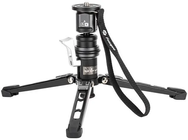 Main image of FotoPro X-AIRFLY Mono 4-Section Carbon Fiber 3-In-1 Monopod, Gray