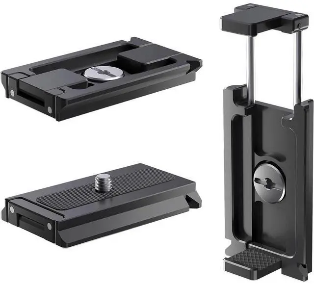 Alt view image 2 of 2 - Freewell Freewell Arca-Compatible Quick Release Plate with Smartphone Holder
