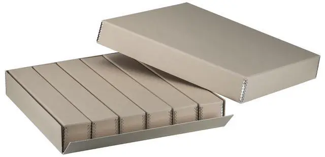 Main image of Adorama 35mm Master Slide Storage Box with Divider Boxes, Holds 2160 Slides