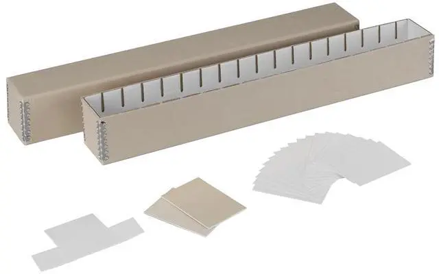 Alt view image 2 of 7 - Adorama 35mm Master Slide Storage Box with Divider Boxes, Holds 2160 Slides