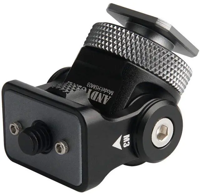 Alt view image 2 of 7 - AndyCine Hot Shoe Mount with Locating Pin for Atomos Ninja V 5" Monitor