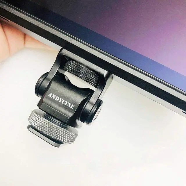 Alt view image 4 of 7 - AndyCine Hot Shoe Mount with Locating Pin for Atomos Ninja V 5" Monitor