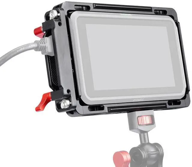 Main image of ANDYCINE Monitor Cage with Built-In NATO Rail and HDMI Cable Clamp Sunhood