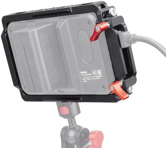 Alt view image 6 of 7 - ANDYCINE Monitor Cage with Built-In NATO Rail and HDMI Cable Clamp Sunhood