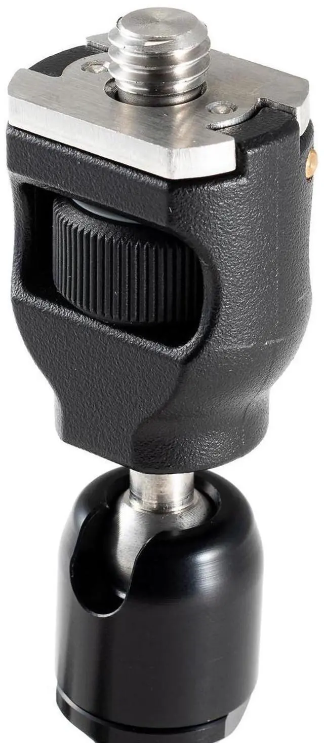 Alt view image 3 of 7 - Manfrotto 244 Micro Arm with 3/8" Arri Style Anti Rotation Adapter, Black