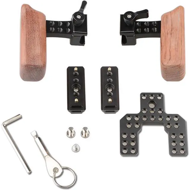 Alt view image 3 of 6 - CAMVATE Handheld Monitor Bracket for SmallHD 700 Series #C1821