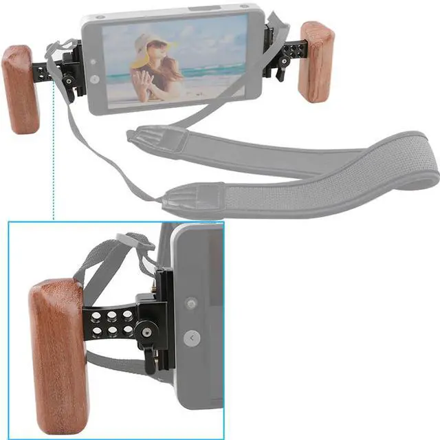 Alt view image 5 of 6 - CAMVATE Handheld Monitor Bracket for SmallHD 700 Series #C1821