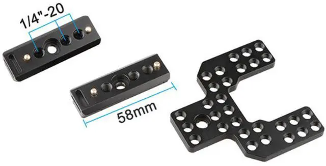 Alt view image 6 of 6 - CAMVATE Handheld Monitor Bracket for SmallHD 700 Series #C1821