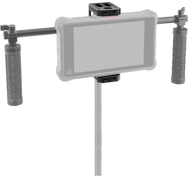 Alt view image 5 of 6 - CAMVATE On-Camera Monitor Holder C Frame Cage with Light Stand Head #C2426