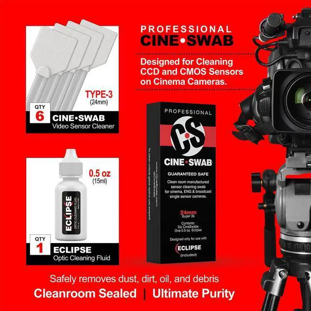 Alt view image 3 of 8 - Sensor Swab  Cine Kit for 24mm/Super 35
