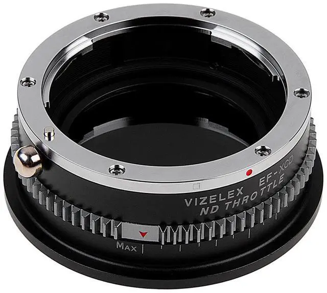 Alt view image 2 of 4 - Fotodiox Vizelex ND Throttle Lens Mount Adapter with Built-In Variable ND 1 to 8 Stops Filter for Canon EOS EF/EF-S D/SLR Lens to Hasselblad X-System Mirrorless Cameras