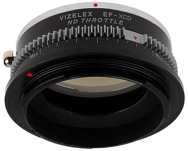 Alt view image 3 of 4 - Fotodiox Vizelex ND Throttle Lens Mount Adapter with Built-In Variable ND 1 to 8 Stops Filter for Canon EOS EF/EF-S D/SLR Lens to Hasselblad X-System Mirrorless Cameras
