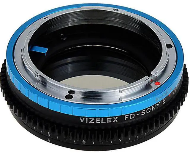 Main image of Fotodiox Vizelex Polar Throttle Lens Mount Adapter for Canon FD & FL 35mm SLR Lens to Sony Alpha E-Mount Mirrorless Camera Body with Built-In Circular Polarizing Filter