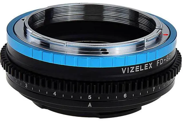 Alt view image 3 of 5 - Fotodiox Vizelex Polar Throttle Lens Mount Adapter for Canon FD & FL 35mm SLR Lens to Sony Alpha E-Mount Mirrorless Camera Body with Built-In Circular Polarizing Filter