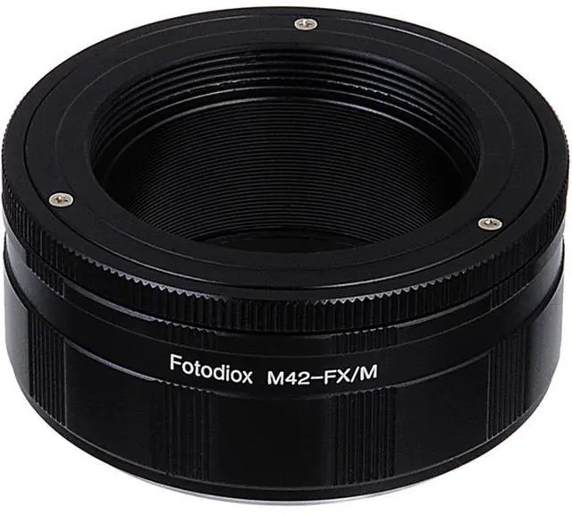 Alt view image 2 of 7 - Fotodiox Lens Mount Macro Adapter Compatible with M42 Screw Mount SLR Lens on Fuji X-Mount Cameras