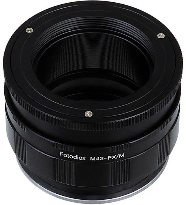 Alt view image 3 of 7 - Fotodiox Lens Mount Macro Adapter Compatible with M42 Screw Mount SLR Lens on Fuji X-Mount Cameras