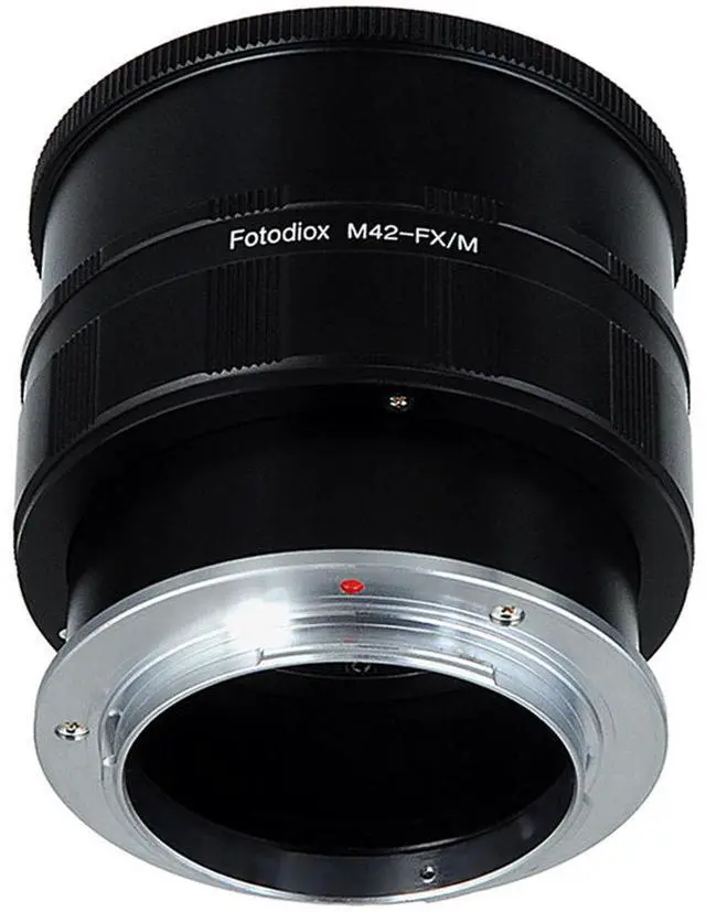 Alt view image 4 of 7 - Fotodiox Lens Mount Macro Adapter Compatible with M42 Screw Mount SLR Lens on Fuji X-Mount Cameras