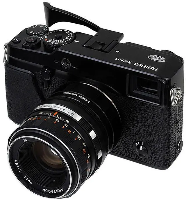 Alt view image 6 of 7 - Fotodiox Lens Mount Macro Adapter Compatible with M42 Screw Mount SLR Lens on Fuji X-Mount Cameras