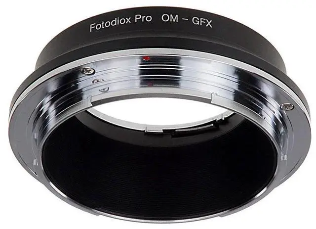 Alt view image 4 of 6 - Fotodiox Pro Lens Mount Adapter Olympus Zuiko (OM) 35mm SLR Lens to G-Mount GFX Mirrorless Camera