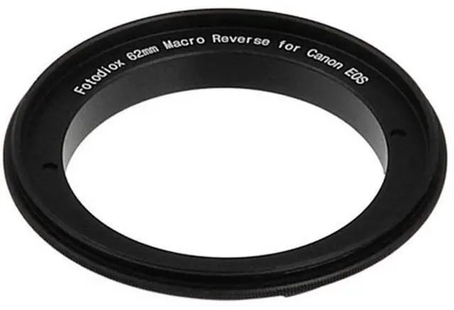 Alt view image 2 of 3 - Fotodiox 62mm Filter Thread Macro Reverse Mount Adapter Ring for Canon EOS (EF, EF-S) Mount SLR Camera Body