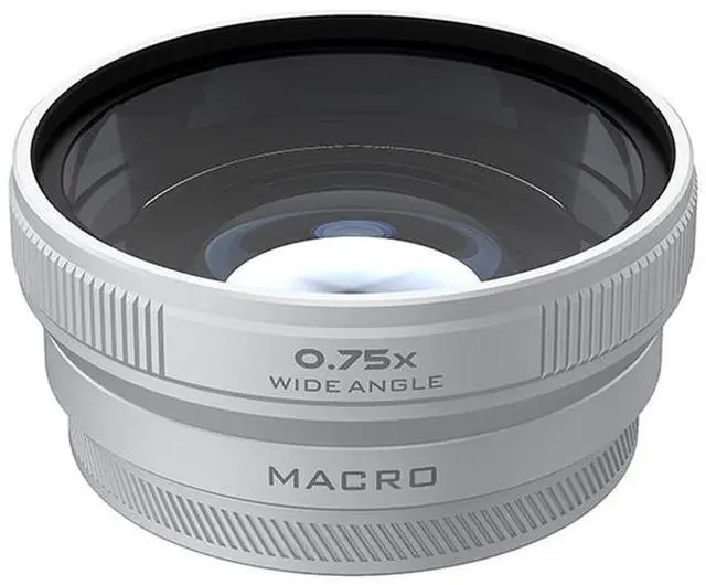 Alt view image 3 of 3 - Freewell 2-In-1 0.75x Macro Wide Angle Lens for Fuji X100VI/X100V Cameras,Silver