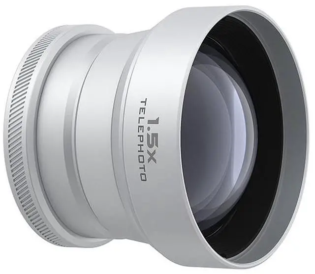 Main image of Freewell 1.5x Telephoto Lens for Fujifilm X100VI and X100V Cameras, Matte Silver