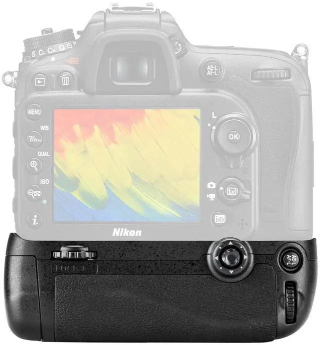 Alt view image 3 of 7 - Green Extreme Multi Power Battery Grip (MB-D15 Replacement) For Nikon D7100 & D7200 DSLR Camera, Holds EN-EL15 Battery or 8 AA Batteries