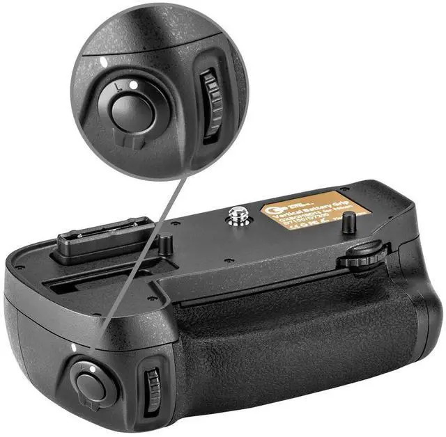 Alt view image 7 of 7 - Green Extreme Multi Power Battery Grip (MB-D15 Replacement) For Nikon D7100 & D7200 DSLR Camera, Holds EN-EL15 Battery or 8 AA Batteries