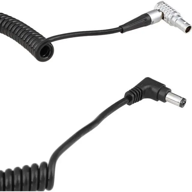 Alt view image 3 of 3 - CAMVATE Coiled 2 Pin Push-Pull Connector to DC 2.5mm Plug Power Cable #C2344