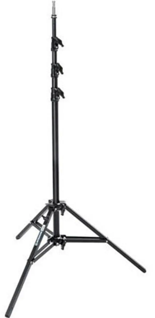 Main image of Avenger High 11.5' Alu-Baby 35 Stand with One Lazy Leg / 5/8" Mounting Stud, 3 Riser, 4 Sections, Black Aluminum