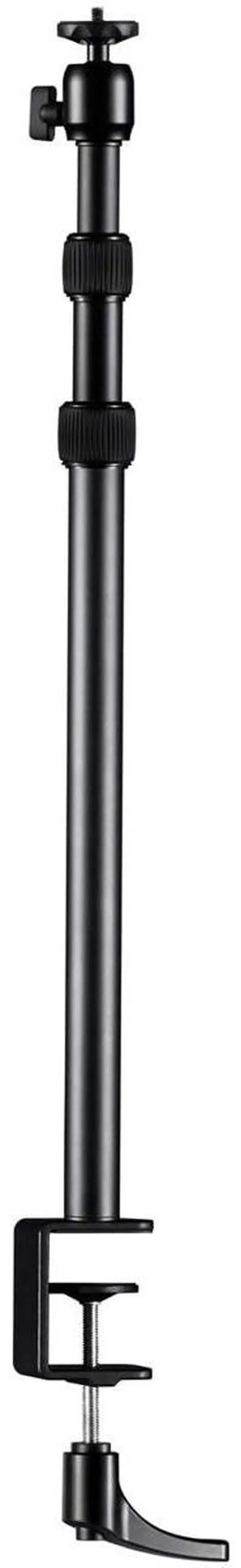 Alt view image 3 of 7 - Godox ES-TMR Desk Mount Stand, 39.3'' 1/4" Screw  Adjustable Telescopic Mounting Rod for Cameras Monitor, Key Light, LED Light