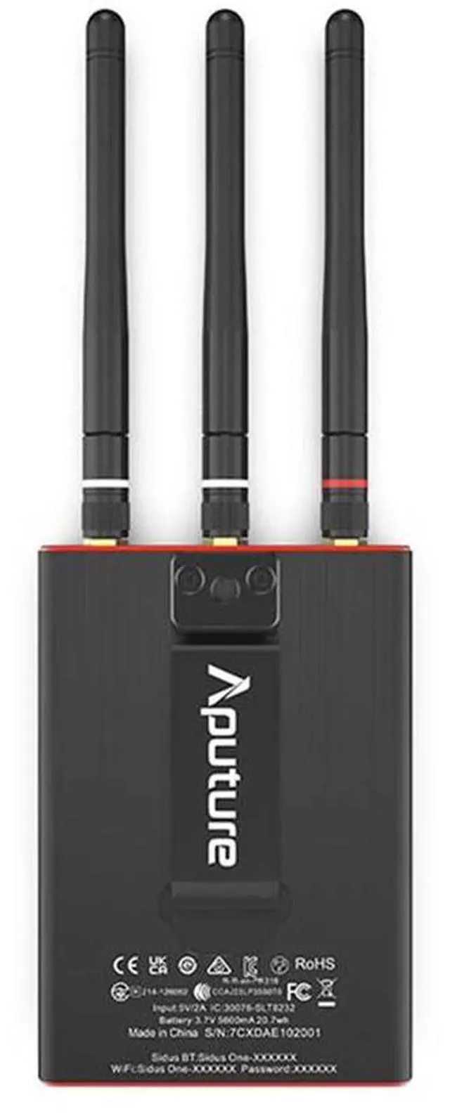 Alt view image 2 of 7 - Aputure Sidus One Single Universe DMX/CRMX Transceiver with Sidus Bluetooth